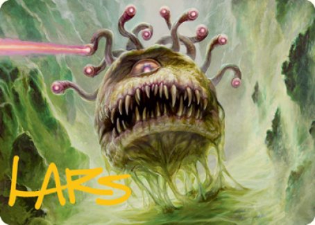 Beholder Art Card (Gold-Stamped Signature) [Dungeons & Dragons: Adventures in the Forgotten Realms Art Series] | Good Games Cannington