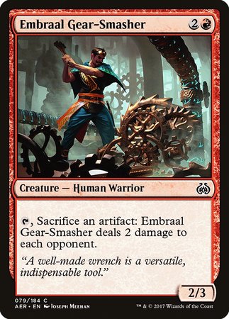 Embraal Gear-Smasher [Aether Revolt] | Good Games Cannington
