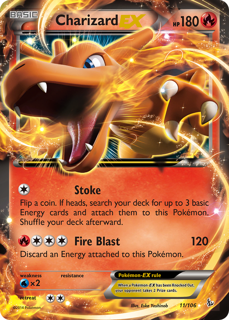 Charizard EX (11/106) [XY: Flashfire] | Good Games Cannington