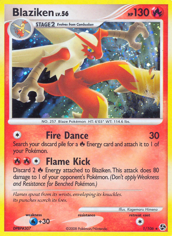 Blaziken (1/106) [Diamond & Pearl: Great Encounters] | Good Games Cannington