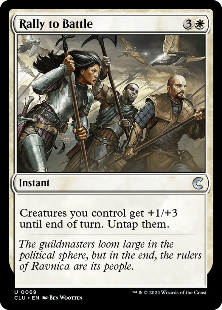 Rally to Battle [Ravnica: Clue Edition] | Good Games Cannington