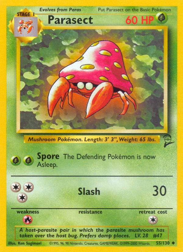 Parasect (55/130) [Base Set 2] | Good Games Cannington