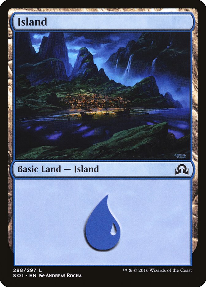 Island (288) [Shadows over Innistrad] | Good Games Cannington