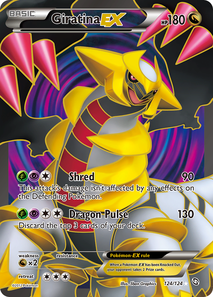 Giratina EX (124/124) [Black & White: Dragons Exalted] | Good Games Cannington