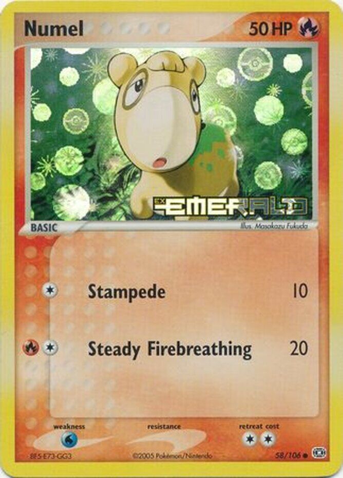 Numel (58/106) (Stamped) [EX: Emerald] | Good Games Cannington