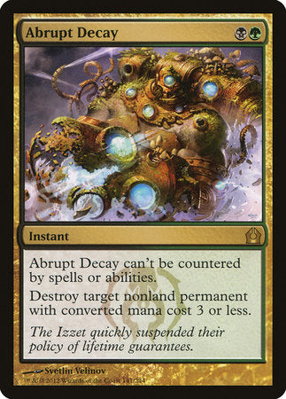 Abrupt Decay [Return to Ravnica] | Good Games Cannington