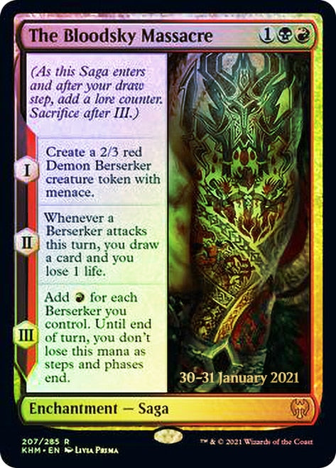The Bloodsky Massacre [Kaldheim Prerelease Promos] | Good Games Cannington