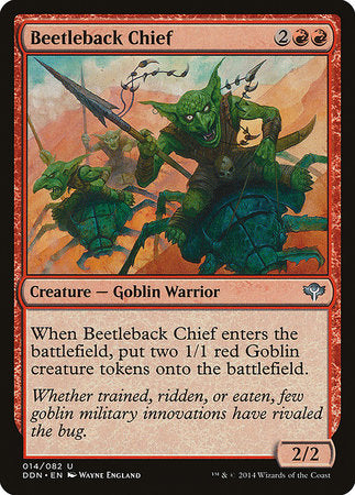 Beetleback Chief [Duel Decks: Speed vs. Cunning] | Good Games Cannington