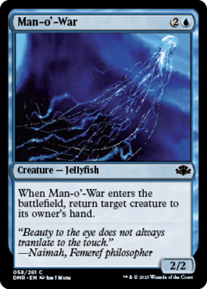 Man-o'-War [Dominaria Remastered] | Good Games Cannington