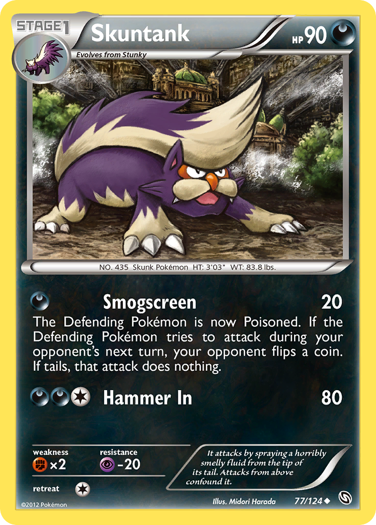 Skuntank (77/124) [Black & White: Dragons Exalted] | Good Games Cannington