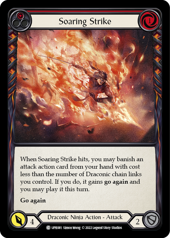 Soaring Strike (Red) [UPR081] (Uprising) | Good Games Cannington