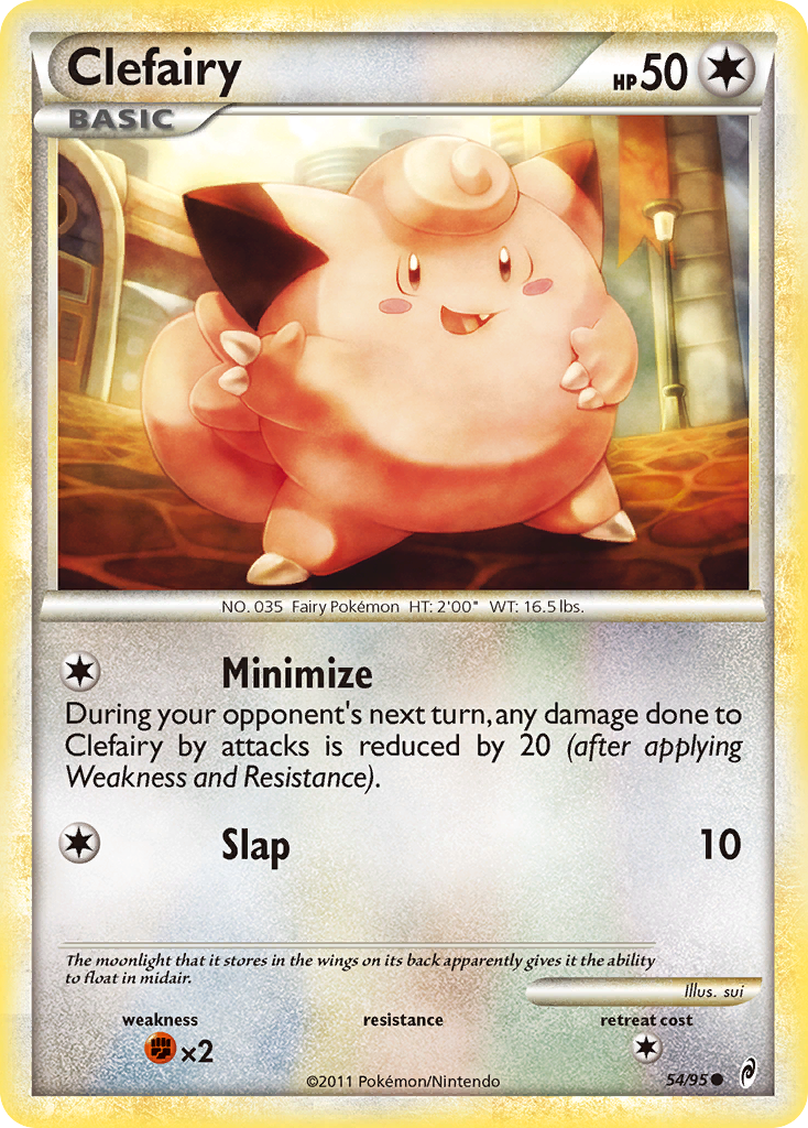 Clefairy (54/95) [HeartGold & SoulSilver: Call of Legends] | Good Games Cannington