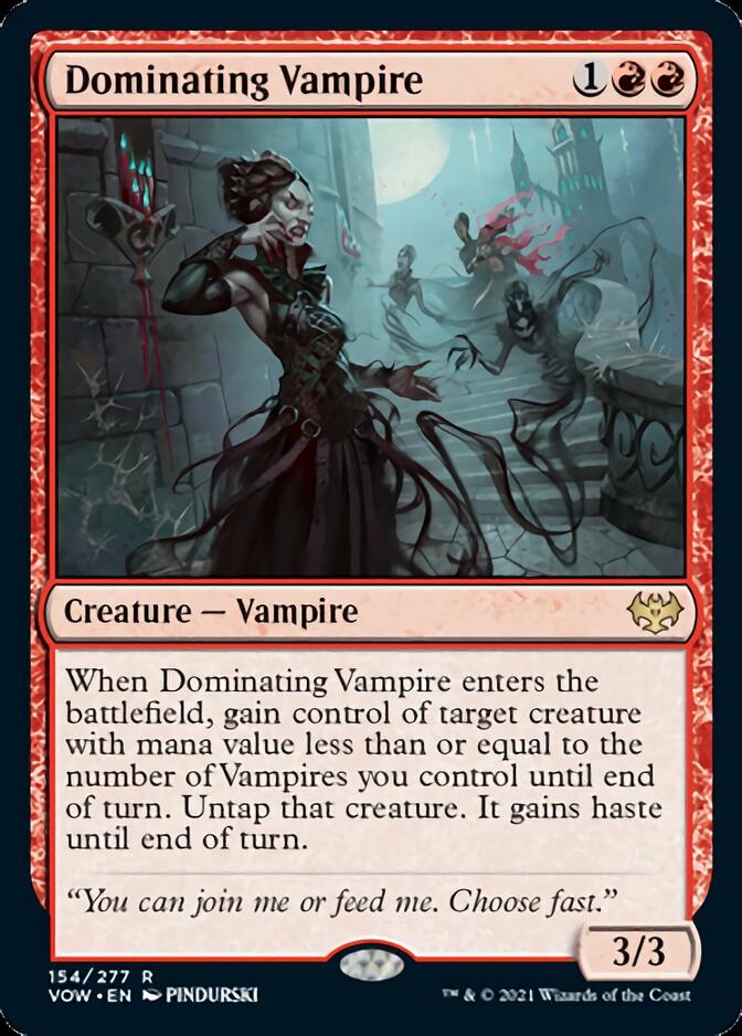 Dominating Vampire [Innistrad: Crimson Vow] | Good Games Cannington
