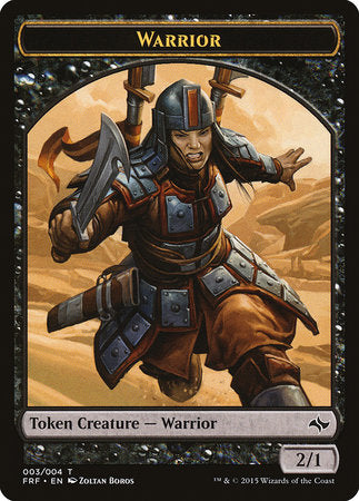 Warrior Token [Fate Reforged Tokens] | Good Games Cannington