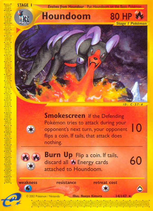 Houndoom (14/147) [Aquapolis] | Good Games Cannington