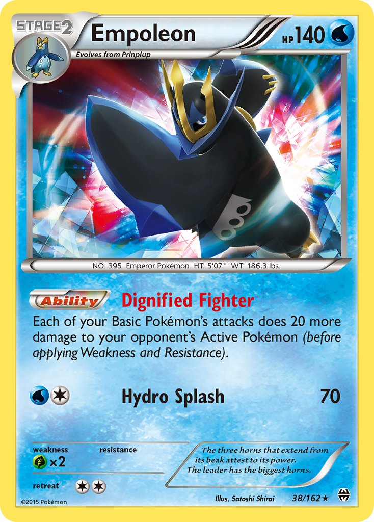 Empoleon (38/162) (Battle Arena Deck Exclusive) (Theme Deck Exclusive) [XY: BREAKthrough] | Good Games Cannington