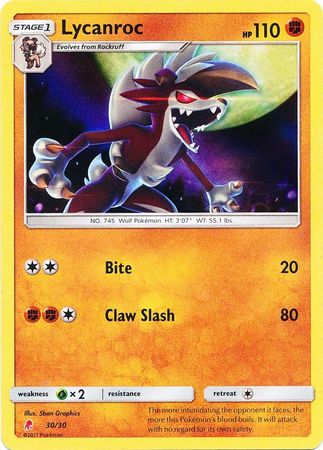 Lycanroc (30/30) [Sun & Moon: Trainer Kit - Lycanroc] | Good Games Cannington