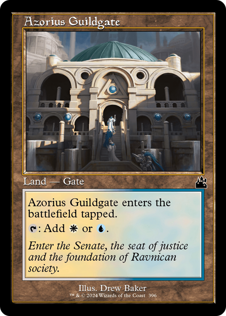 Azorius Guildgate (Retro Frame) [Ravnica Remastered] | Good Games Cannington