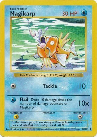 Magikarp (35/102) [Base Set Shadowless Unlimited] | Good Games Cannington