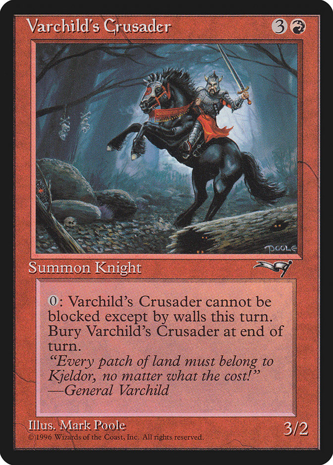 Varchild's Crusader (Black Horse) [Alliances] | Good Games Cannington