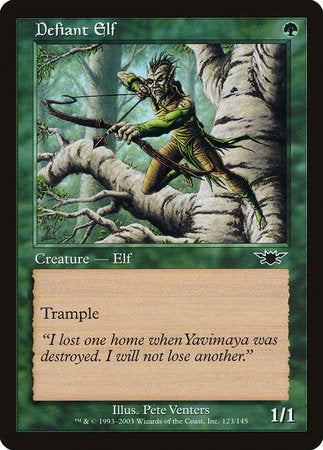 Defiant Elf [Legions] | Good Games Cannington