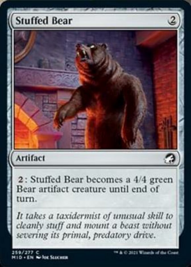 Stuffed Bear [Innistrad: Midnight Hunt] | Good Games Cannington