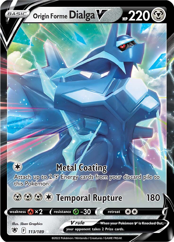 Origin Forme Dialga V (113/189) [Sword & Shield: Astral Radiance] | Good Games Cannington