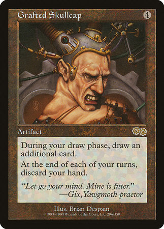 Grafted Skullcap [Urza's Saga] | Good Games Cannington
