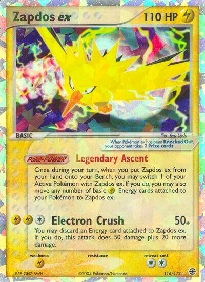 Zapdos ex (116/112) [EX: FireRed & LeafGreen] | Good Games Cannington