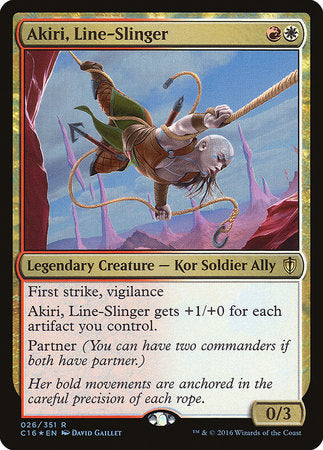 Akiri, Line-Slinger [Commander 2016] | Good Games Cannington