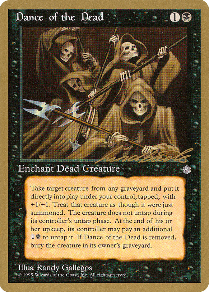 Dance of the Dead (Leon Lindback) [Pro Tour Collector Set] | Good Games Cannington