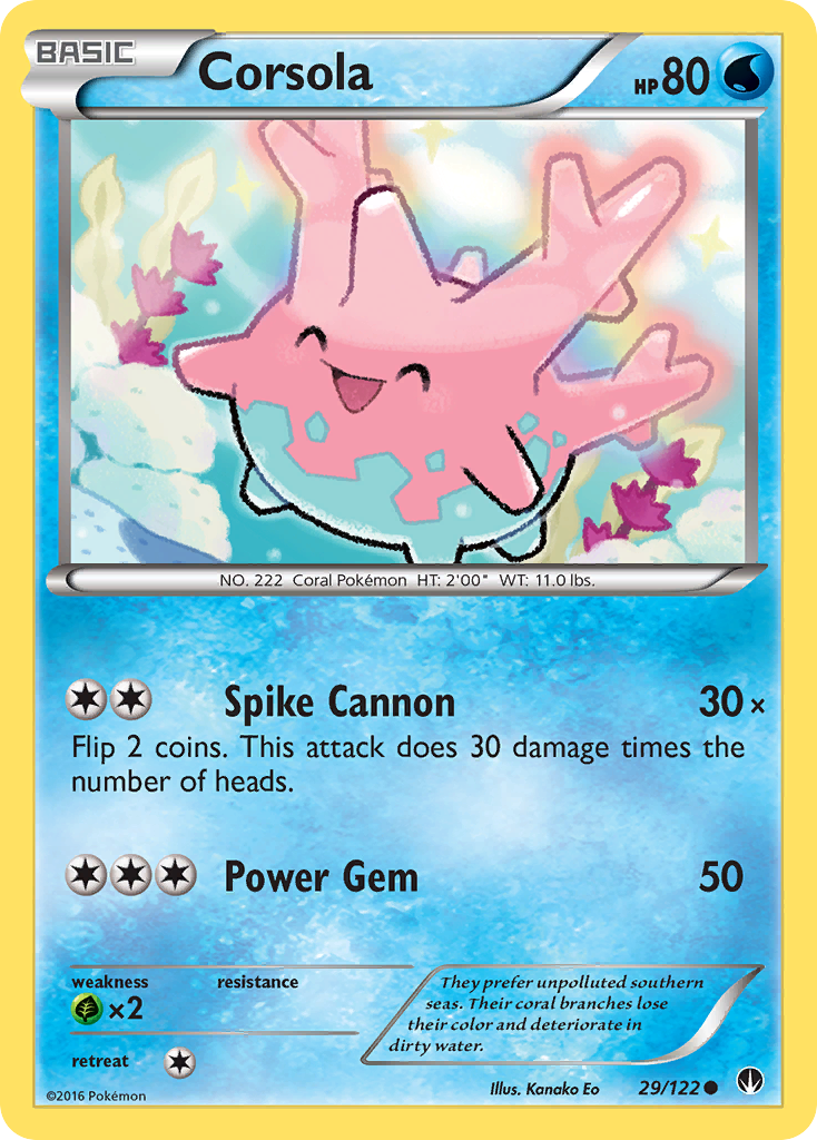 Corsola (29/122) [XY: BREAKpoint] | Good Games Cannington