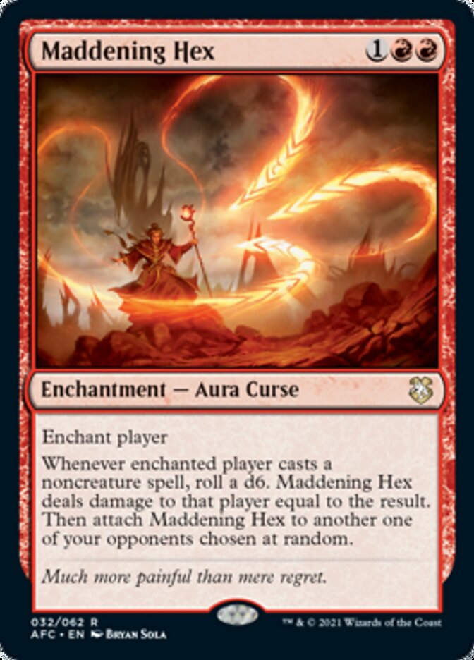 Maddening Hex [Dungeons & Dragons: Adventures in the Forgotten Realms Commander] | Good Games Cannington