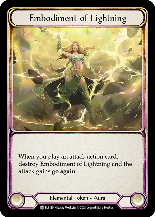 Embodiment of Earth // Embodiment of Lightning [ELE109] (Tales of Aria)  1st Edition Normal | Good Games Cannington