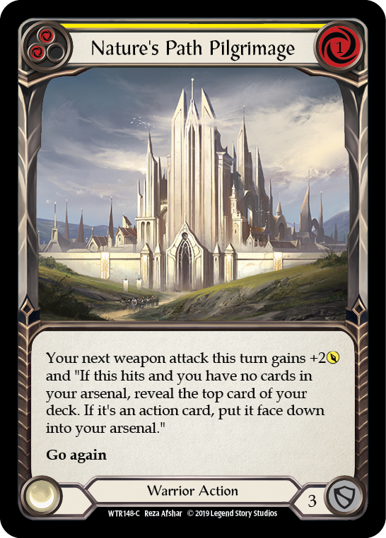 Nature's Path Pilgrimage (Yellow) [WTR148-C] Alpha Print Normal | Good Games Cannington