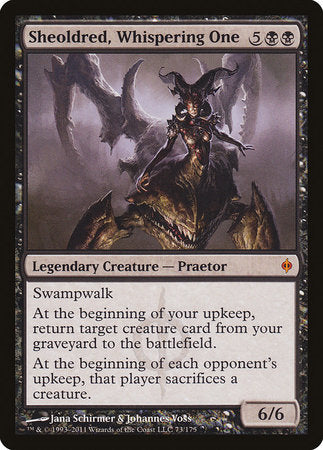 Sheoldred, Whispering One [New Phyrexia] | Good Games Cannington