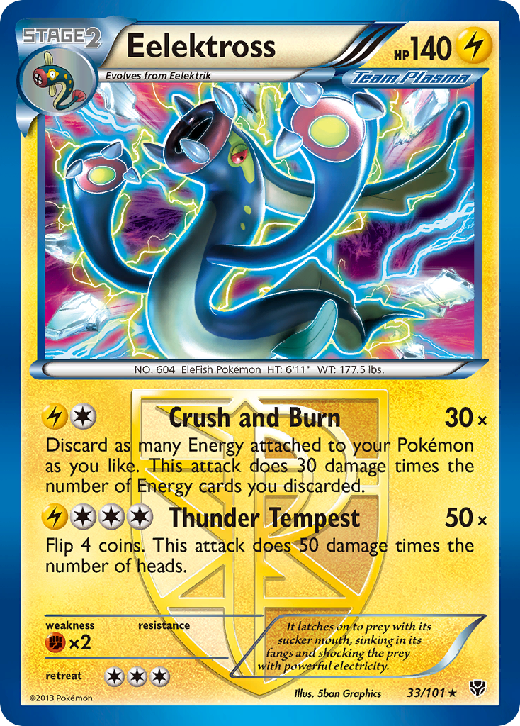 Eelektross (33/101) [Black & White: Plasma Blast] | Good Games Cannington
