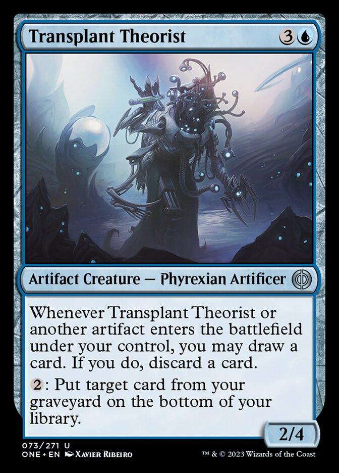 Transplant Theorist [Phyrexia: All Will Be One] | Good Games Cannington