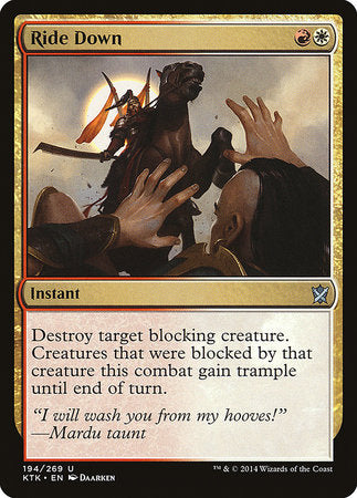 Ride Down [Khans of Tarkir] | Good Games Cannington