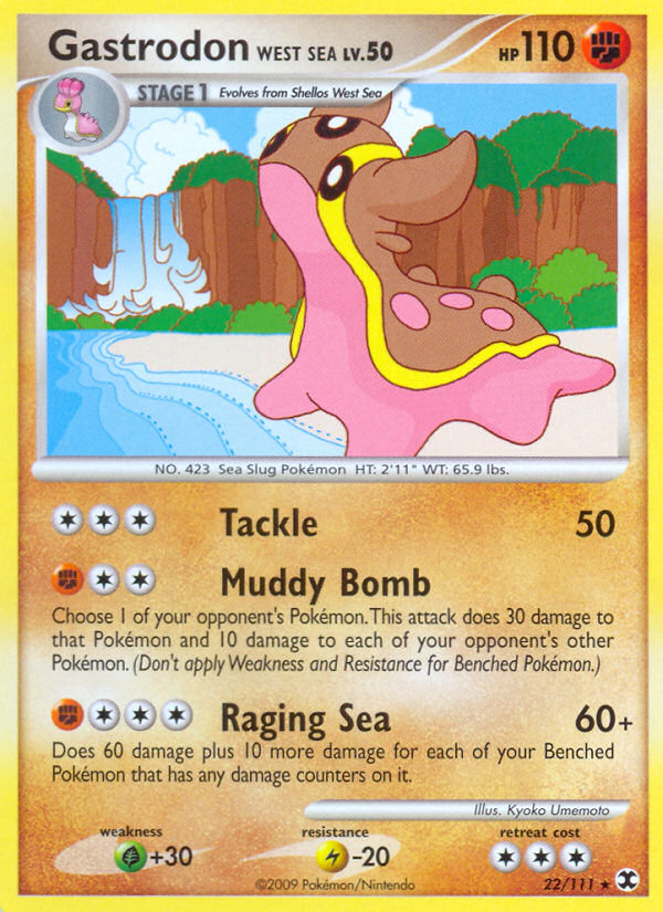 Gastrodon West Sea (22/111) [Platinum: Rising Rivals] | Good Games Cannington