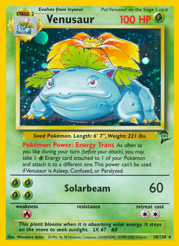 Venusaur (18/130) [Base Set 2] | Good Games Cannington