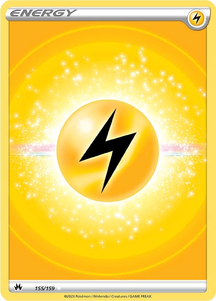 Lightning Energy (155/159) (Texture Full Art) [Sword & Shield: Crown Zenith] | Good Games Cannington