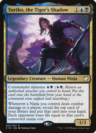 Yuriko, the Tiger's Shadow [Commander 2018] | Good Games Cannington