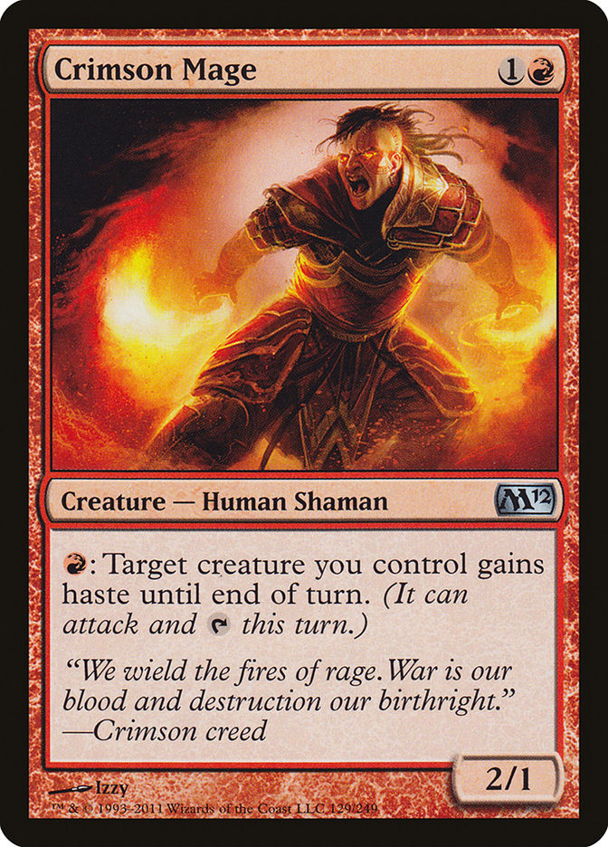 Crimson Mage [Magic 2012] | Good Games Cannington