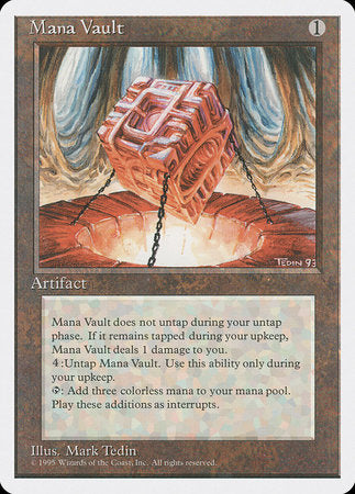 Mana Vault [Fourth Edition] | Good Games Cannington