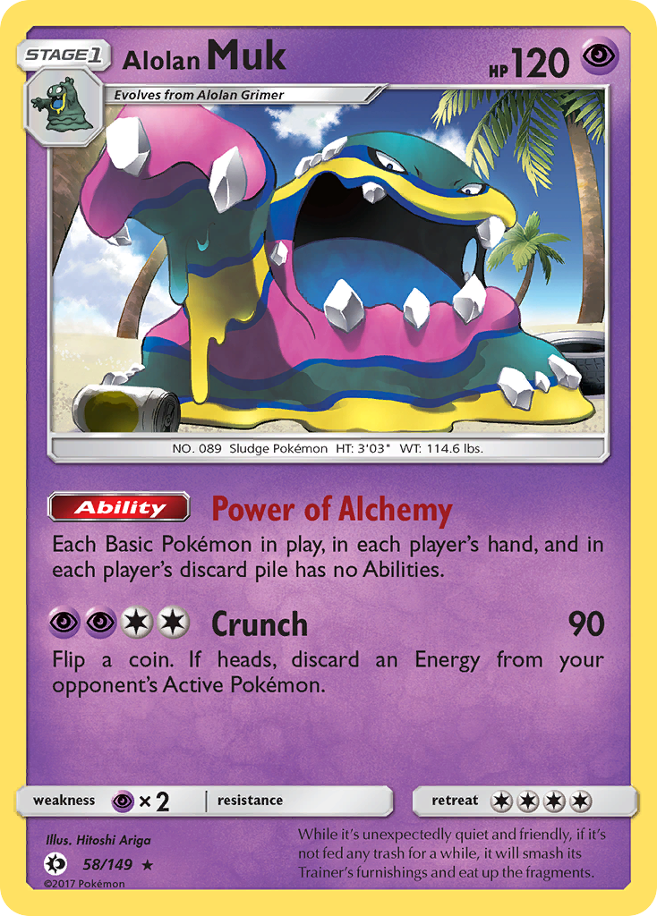 Alolan Muk (58/149) [Sun & Moon: Base Set] | Good Games Cannington