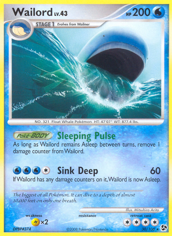 Wailord (30/106) [Diamond & Pearl: Great Encounters] | Good Games Cannington