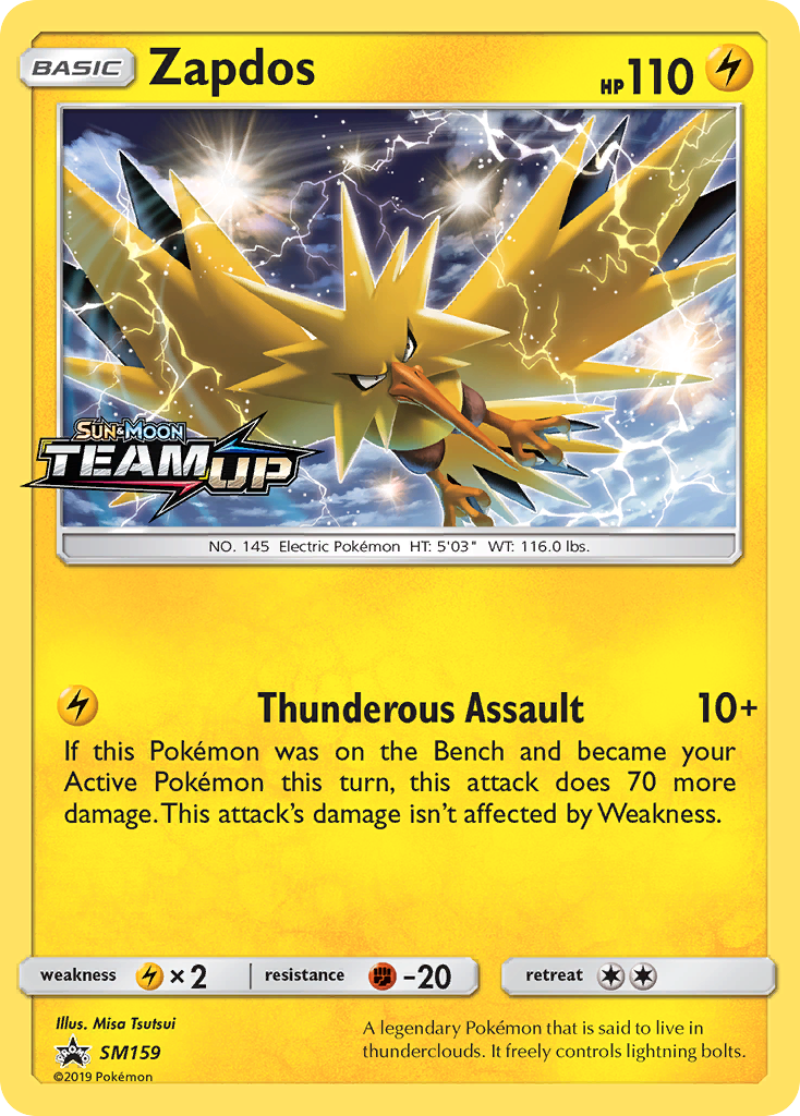 Zapdos (SM159) [Sun & Moon: Black Star Promos] | Good Games Cannington