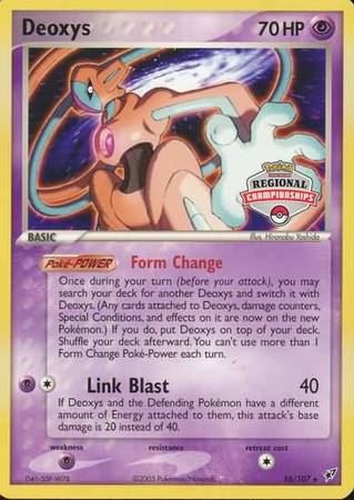 Deoxys (16/107) (Championship Promo) [EX: Deoxys] | Good Games Cannington