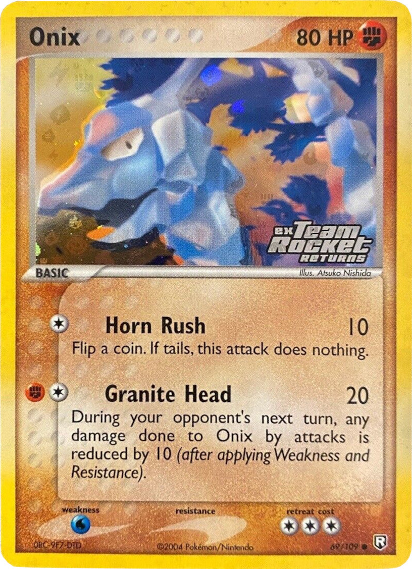 Onix (69/109) (Stamped) [EX: Team Rocket Returns] | Good Games Cannington